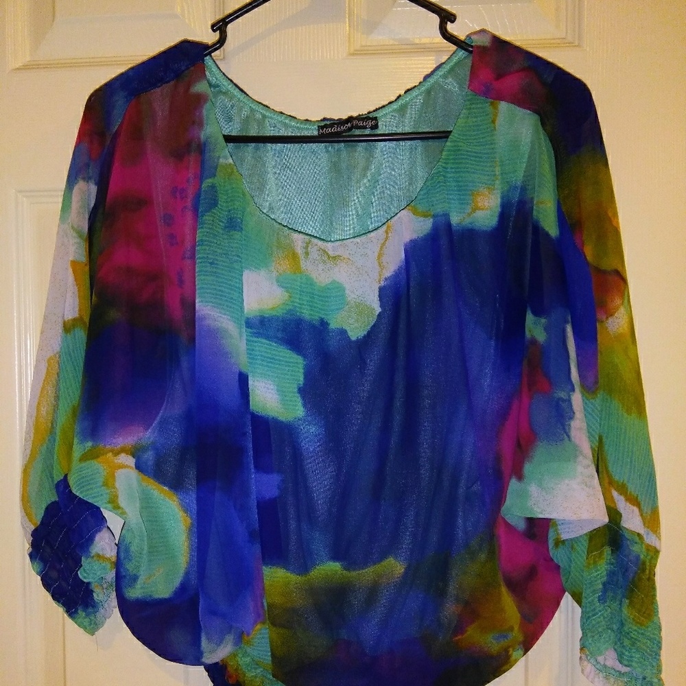 Beautiful, colorful Madison Paige multi colored to